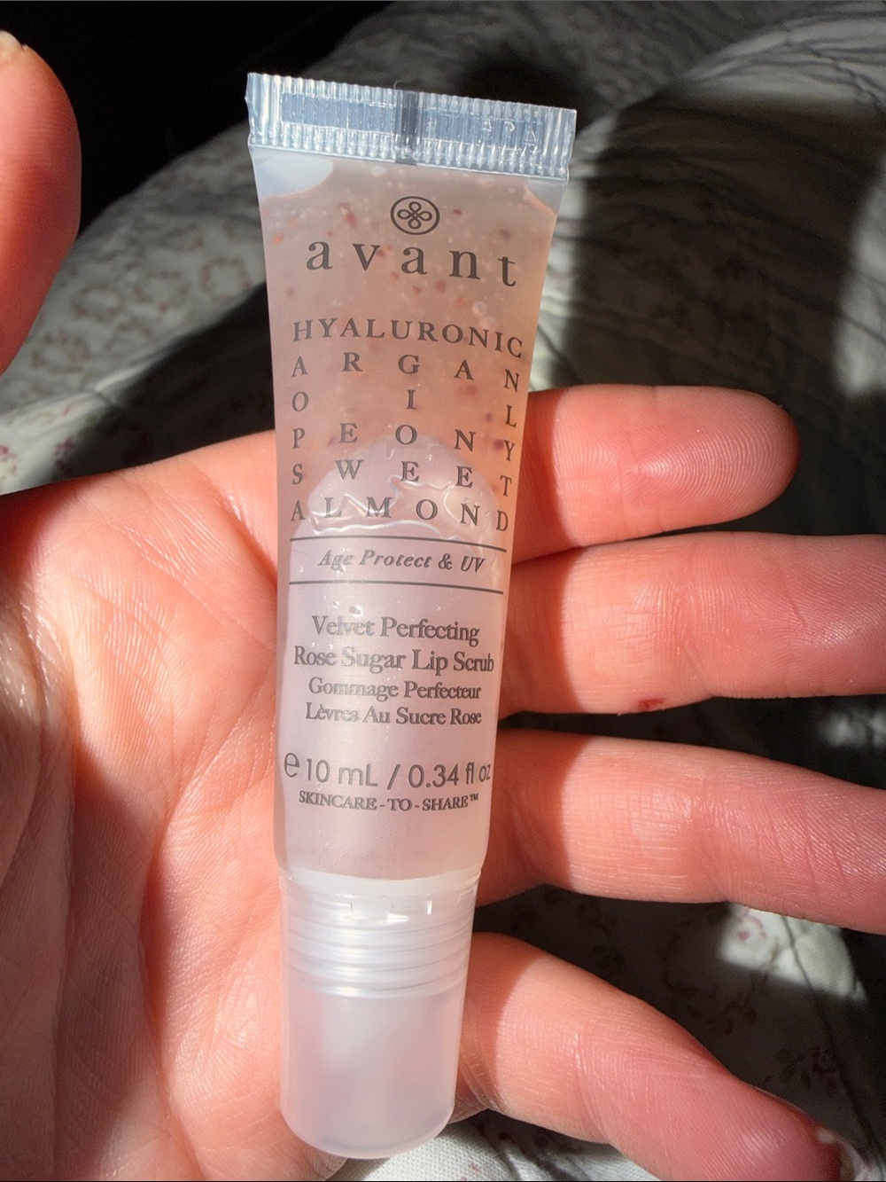 Avanti Velvet Perfecting Lip Scrub — Rose Pink